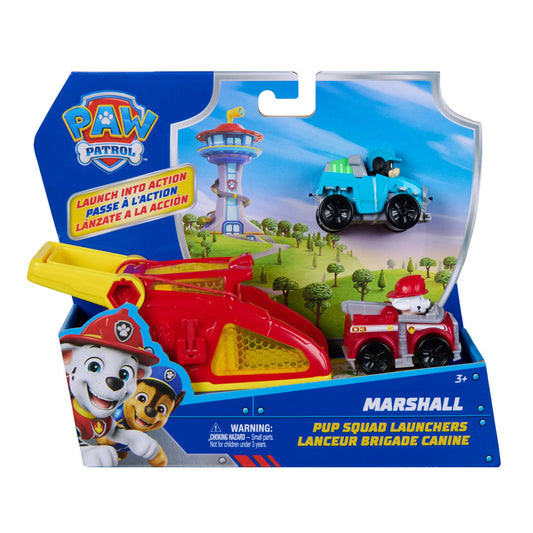 PAW Patrol Marshall Pup Squad Launcher with Rex Racer