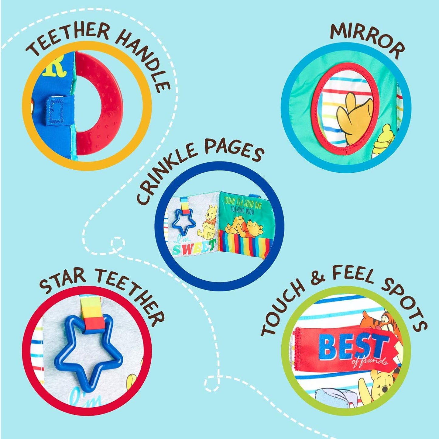 Disney-Classic Winnie The Pooh Accordion Soft Book