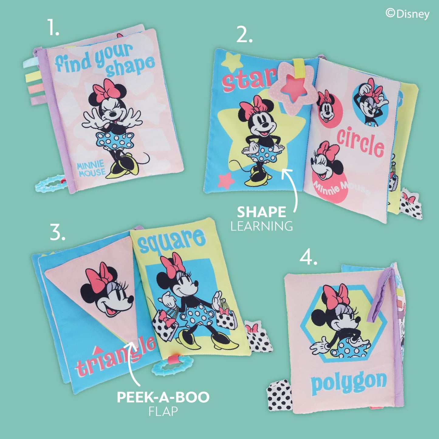 Disney - Minnie Mouse Find Your Shape  Deluxe Soft Book