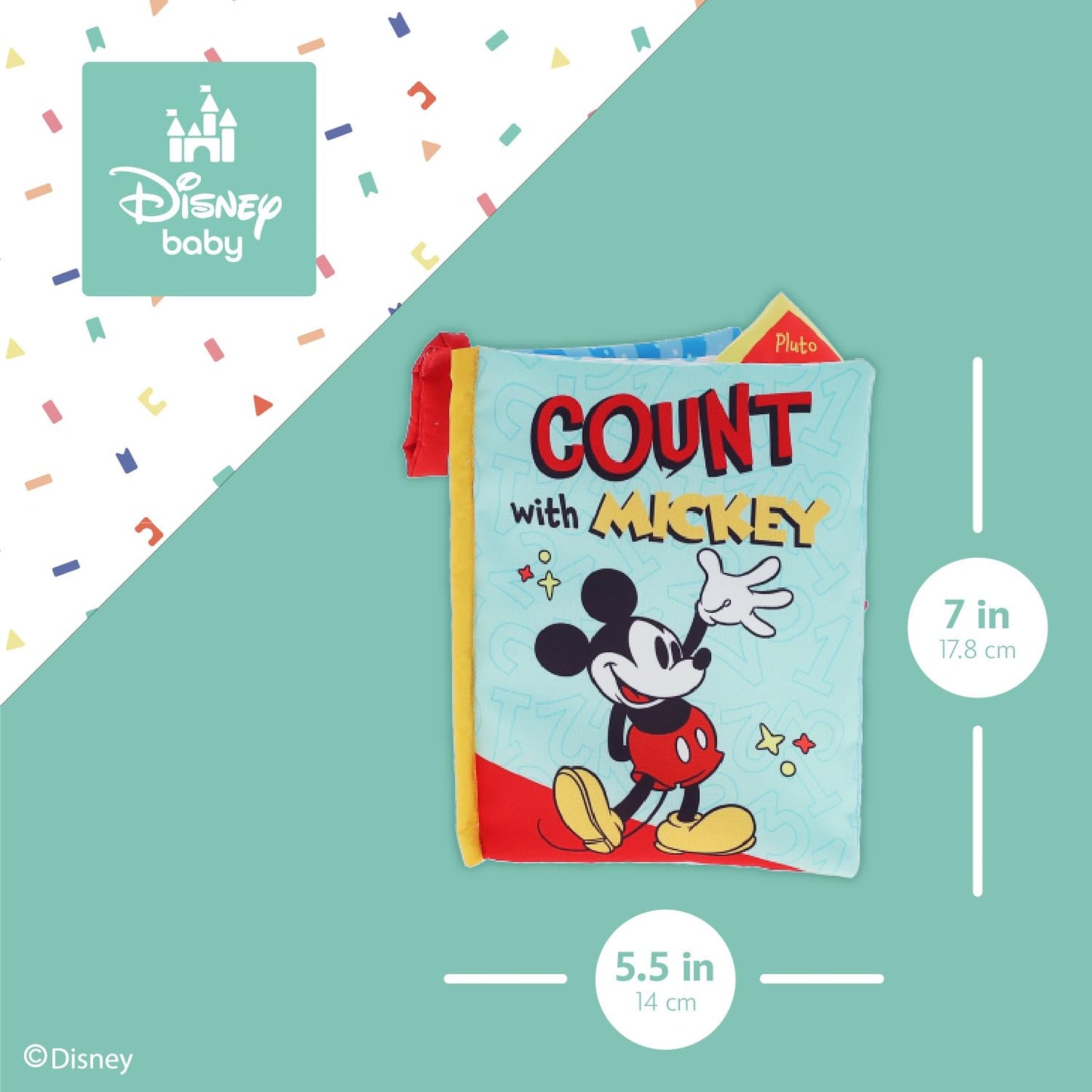 Disney - Count with Mickey Mouse Deluxe Soft Book