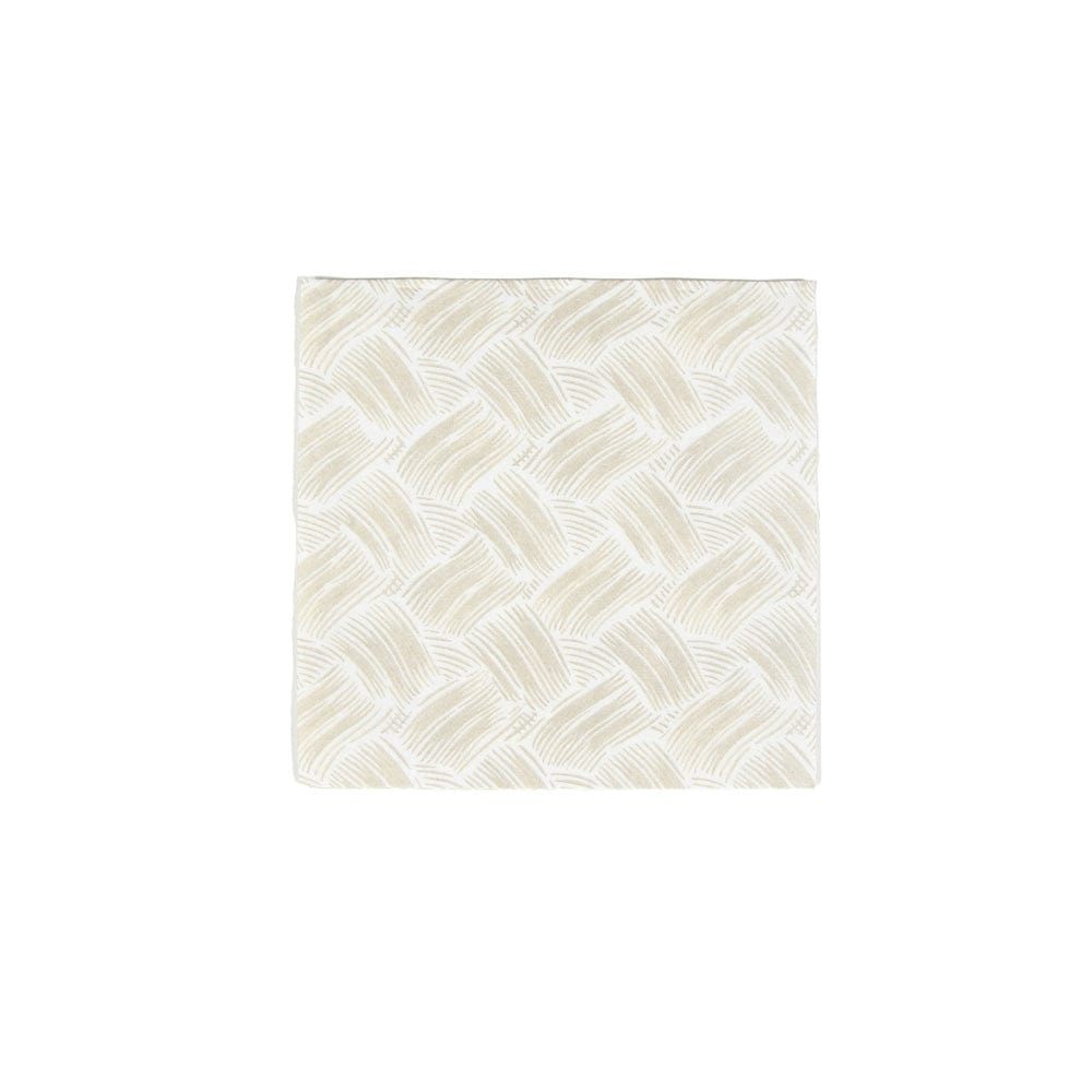 Basketry Flax - Cocktail Napkin